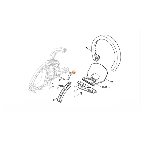 STIHL  Płyta włączająca 6010 792 8700